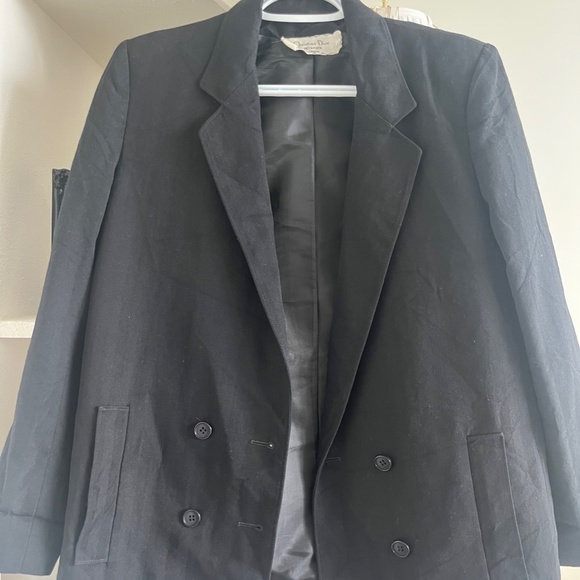 100% wool vintage Christian Dior blazer - Picture 3 of 8